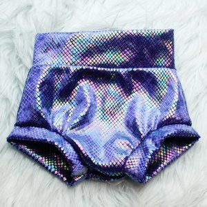 Purple Mermaid Scale Bummie